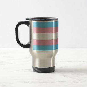 Taza De Viaje Visibilidad de la bandera del orgullo transgénero 