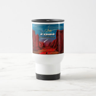 Taza De Viaje Visite el afiche de Venus Vintage