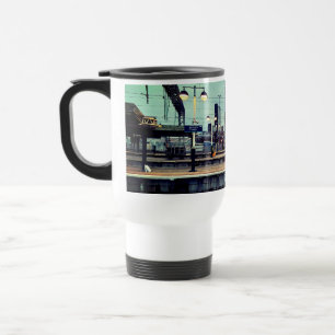 Taza De Viaje Vista de estación de Manchester