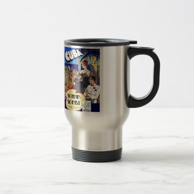 Taza De Viaje Vistar Cuba tan cerca de tan rápido viaje (Derecha)