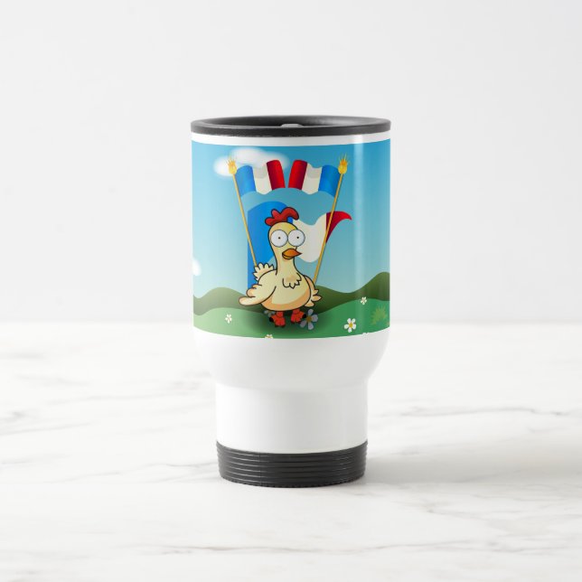 Taza De Viaje ¡Viva Francia! (Centro)