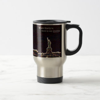 Taza De Viaje Vive de largo la libertad