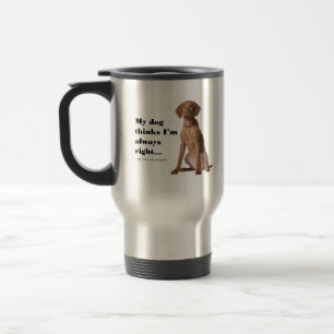 Taza De Viaje Vizsla v Wife Travel Mug