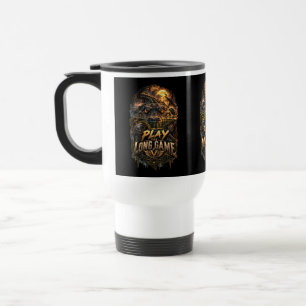 Taza De Viaje VLLC Play The Long Game Motivation Crocodile Graph