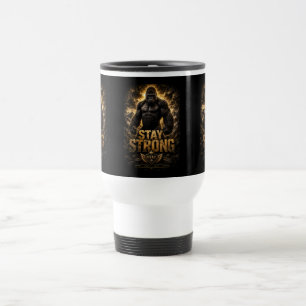 Taza De Viaje VLLC Stay Strong Bodybuilding Silverback Gorilla G