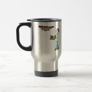 Taza De Viaje Volando con drones