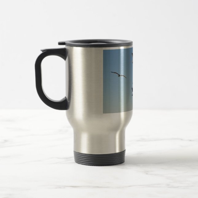 Taza De Viaje Volando gaviota (Izquierda)