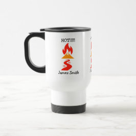 Taza De Viaje Volcán y lava