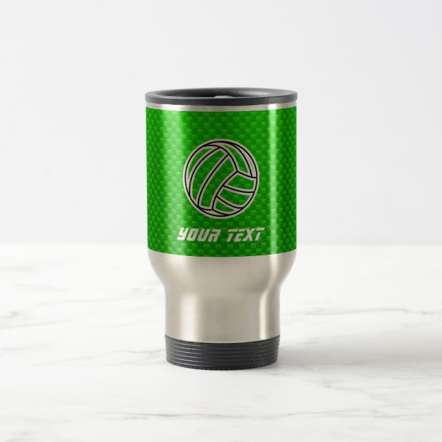 Taza De Viaje Voleibol verde (Centro)