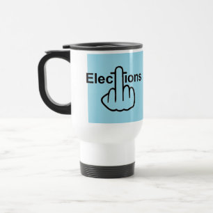 Taza De Viaje Volteando las elecciones de Ave Mug