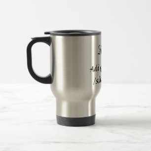 Taza De Viaje Volver a la escuela agregar el nombre del profesor