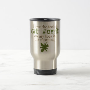 Taza De Viaje Vómito del gato