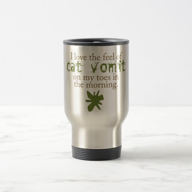 Taza De Viaje Vómito del gato (Centro)