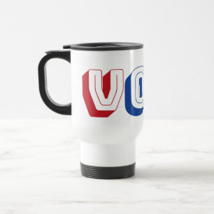 Taza De Viaje Votar barro de viaje