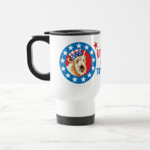 Taza De Viaje Votar por Wheaten Terrier