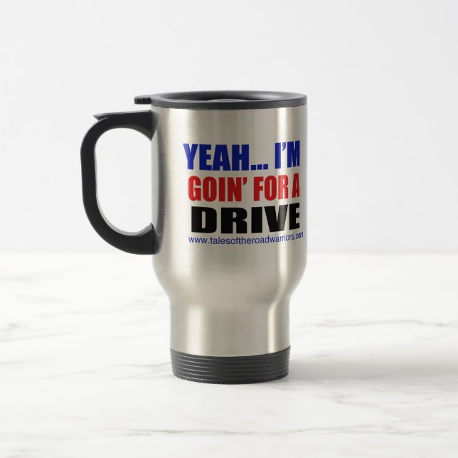 Taza De Viaje Voy a ir a un taxi (Izquierda)