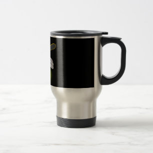 Taza De Viaje vuelo de bicho de rayo iluminado