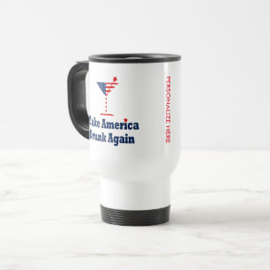 TAZA DE VIAJE VUELVE A AMÉRICA BORRACHA