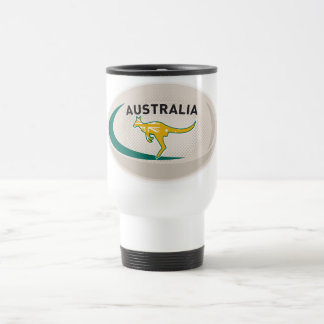 Taza De Viaje Wallaby del canguro de Australia de la bola de