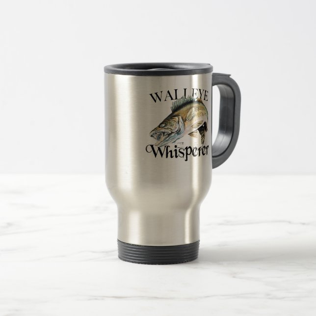 Taza De Viaje Walleye Whisperer Bot Mug (Anverso derecho)