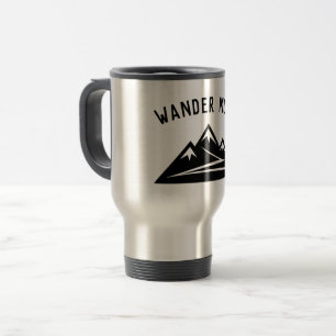 Taza De Viaje Wander Más pico de montaña viaje para ir a la ta