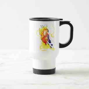 Taza De Viaje Watercolor de hockey