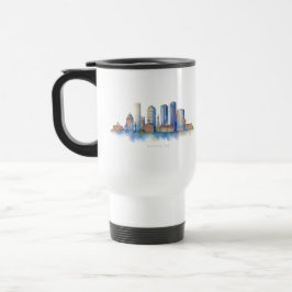 Taza De Viaje Waterline de la ciudad de Boston | Mamáes modernas