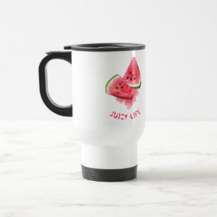 Taza De Viaje Watermelon Travel Mug - Texto Personalizado