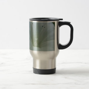 Taza De Viaje Weisser Blütenkelch