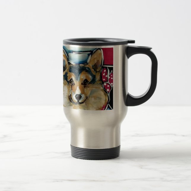Taza De Viaje Welsh Corgi Cardigan (Derecha)