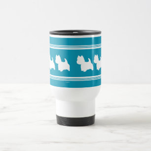 Taza De Viaje Westies turquesa