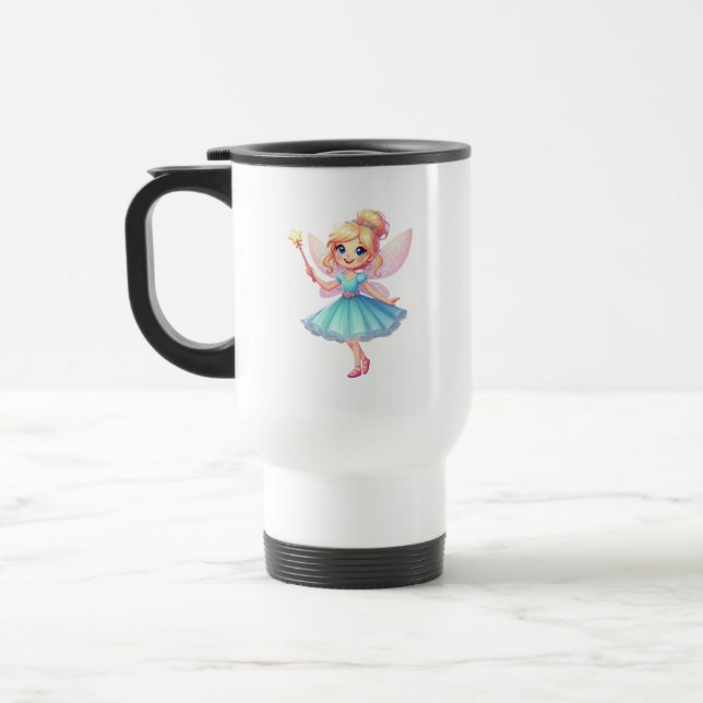 Taza De Viaje Whimsical Blue Fairy (Izquierda)