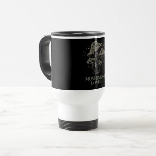 Taza De Viaje Whimsical Mushroom Design Mug