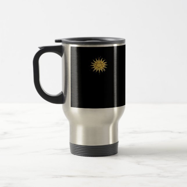Taza De Viaje Whimsigoth Pentagram Sun Classic (Izquierda)