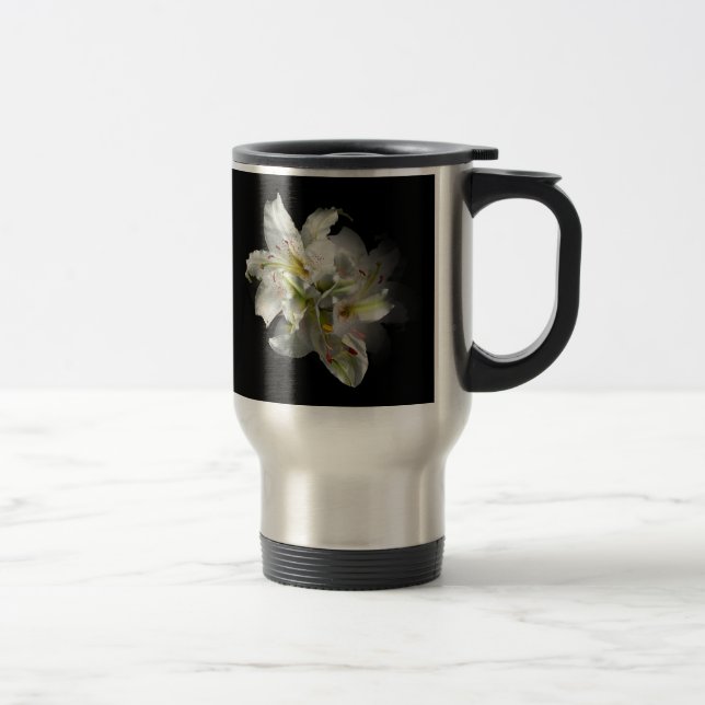 Taza De Viaje White Lilies Fantasy (Derecha)
