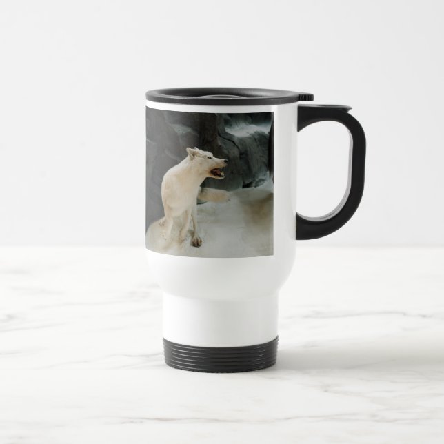 Taza De Viaje White Wolf (Derecha)
