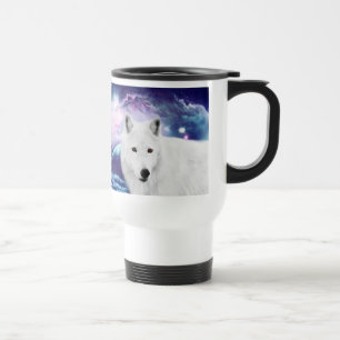 Taza De Viaje White Wolf