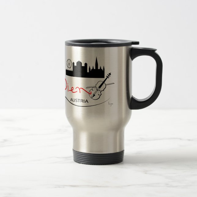 Taza De Viaje Wien, Austria - Österreich (Derecha)