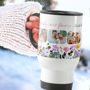 Taza De Viaje Wildflower 5 foto Si la familia fuera Flores