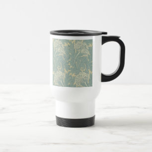 Taza De Viaje William Morris Classic Tulip Blue Floral
