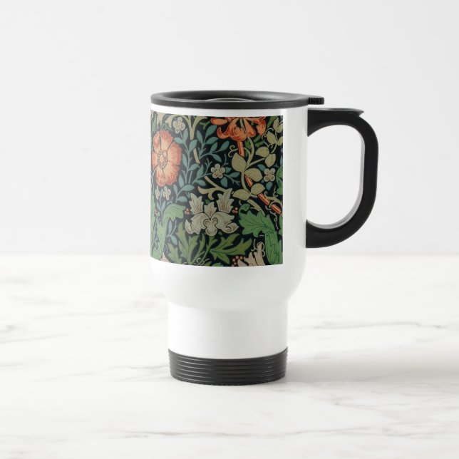 Taza De Viaje William Morris Compton Wallpaper Classic (Derecha)