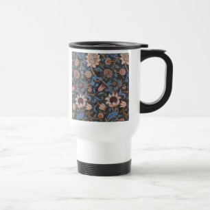 Taza De Viaje William Morris Evenlode Arte Textil Floral