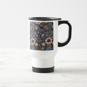 Taza De Viaje William Morris Evenlode Arte Textil Floral
