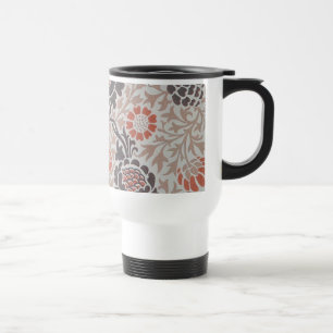 Taza De Viaje William Morris Grafton Diseño de Arte Botánico