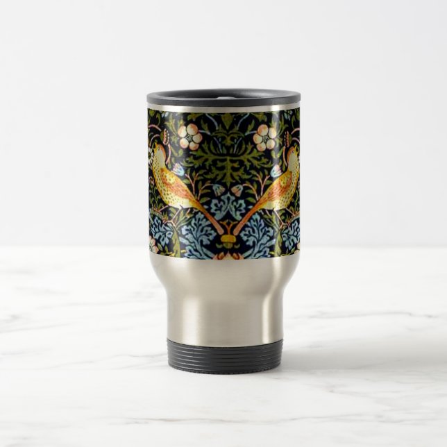Taza De Viaje William Morris, ladrón de fresas, (Centro)