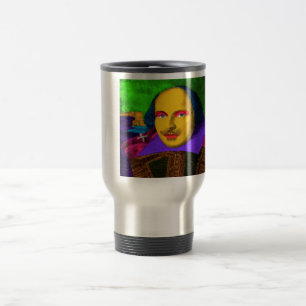 Taza De Viaje William Shakespeare Pop Art