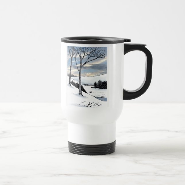 Taza De Viaje Winter Hillside (Derecha)