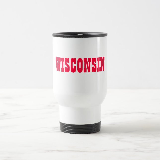 Taza De Viaje Wisconsin Travel Mug (Centro)