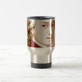 Taza De Viaje Wolfgang Amadeus Mozart im Aquarell Stil