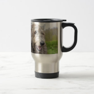 Taza De Viaje Wolfhound irlandés lindo